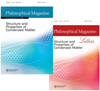 PHILOSOPHICAL MAGAZINE LETTERS封面